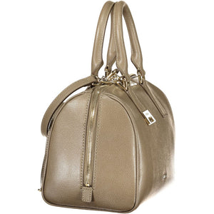 Furla Grüne Lederhandtasche