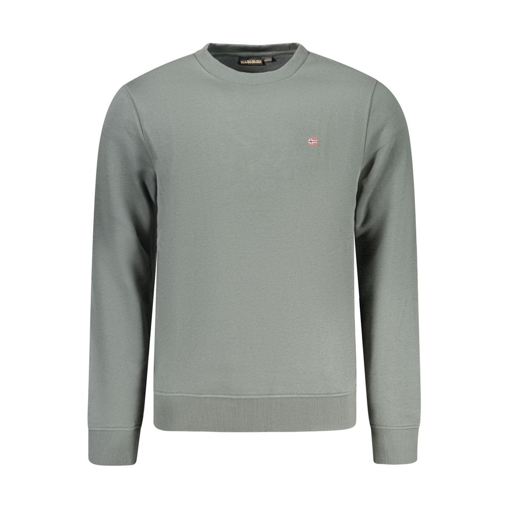Napapijri Grüner Baumwoll-Sweatshirt