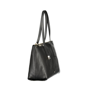 Furla Schwarze Lederhandtasche