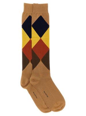 Ballantyne Braune Baumwollsocken