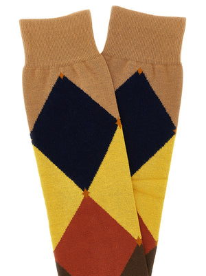 Ballantyne Braune Baumwollsocken