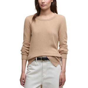 Barbour Beiger Wollpullover