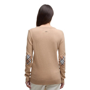 Barbour Beiger Wollpullover