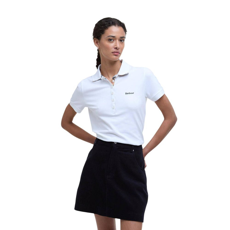 Barbour Weißes Baumwoll-T-Shirt