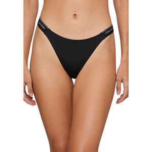 Calvin Klein Jeans Schwarzer Bikini aus recyceltem Polyester