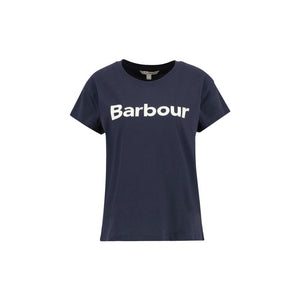 Barbour Blaues Baumwoll-T-Shirt