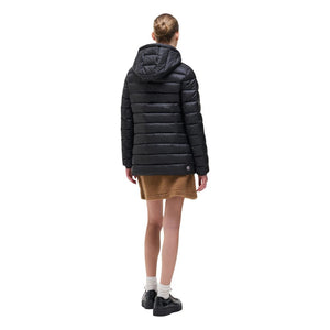 Colmar Originals Schwarze Polyamid-Jacke in voller Länge