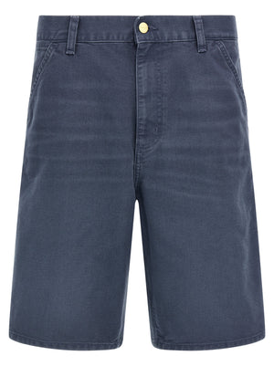 Carhartt Wip Blaue Bio-Baumwoll-Bermudashorts