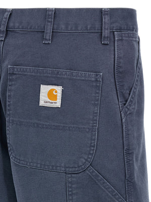 Carhartt Wip Blaue Bio-Baumwoll-Bermudashorts