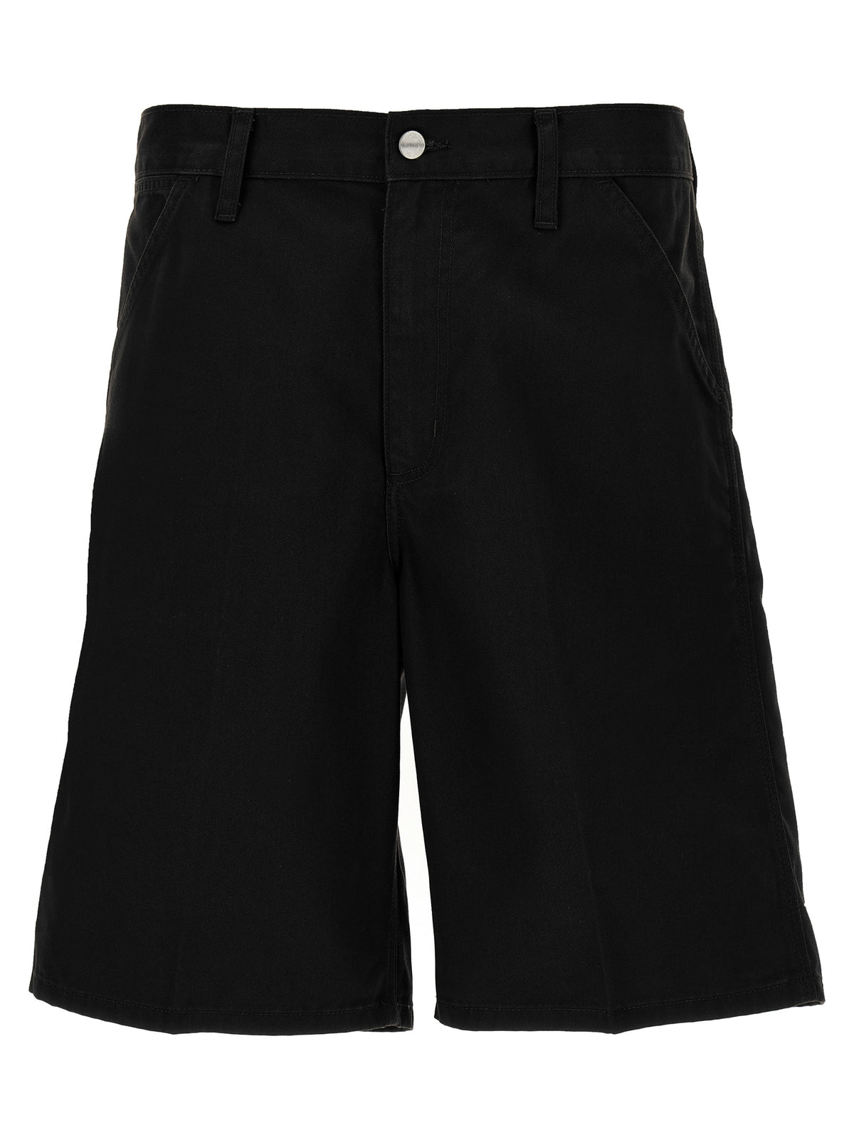 Carhartt Wip Schwarze Bermuda-Shorts aus Polyester