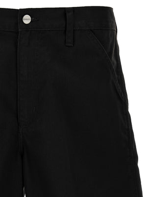 Carhartt Wip Schwarze Bermuda-Shorts aus Polyester