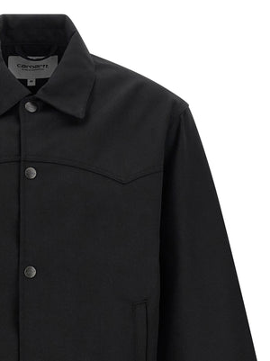 Carhartt Wip Schwarzer Bomber aus Polyester