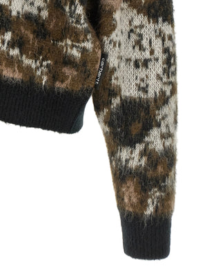 Carhartt Wip Mehrfarbige Strickjacke aus Acetat