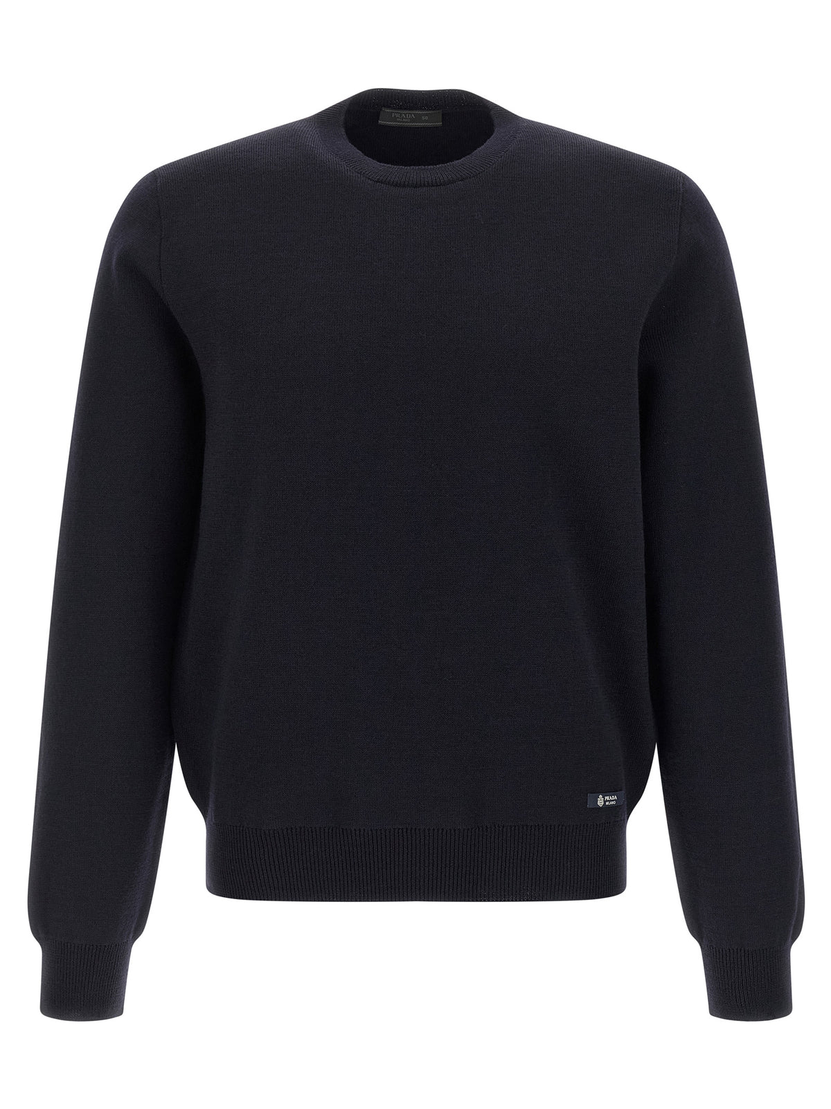 Prada Blauer Cardigan aus Schurwolle