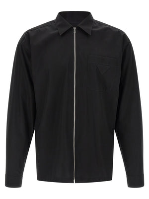 Prada Schwarze Baumwollbluse