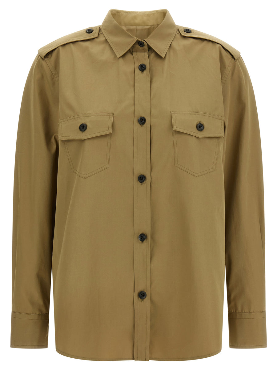 Prada Braune Baumwollbluse