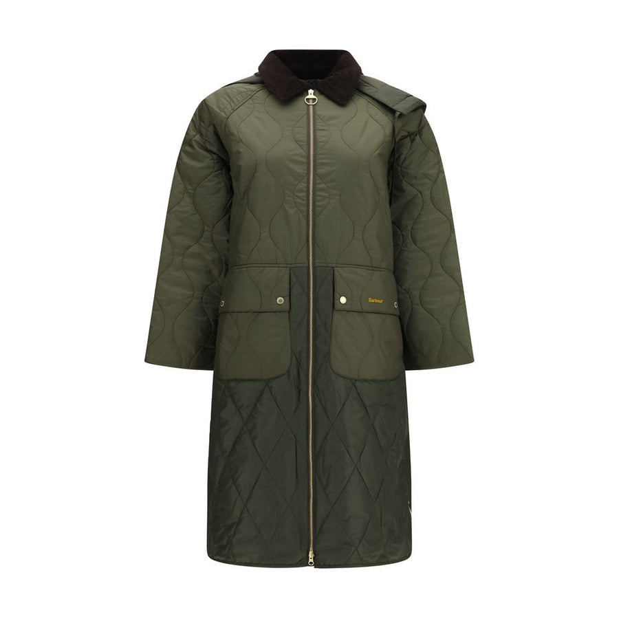 Barbour Bicolor-Polyester-Bomberjacke