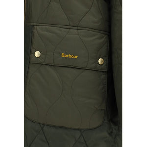 Barbour Bicolor-Polyester-Bomberjacke