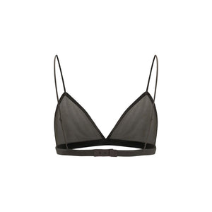 Gray Nylon Bra