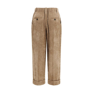 Brunello Cucinelli Braune Viskose-Freizeithose