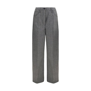Prada Graue Hose aus Ovis Aries Wolle