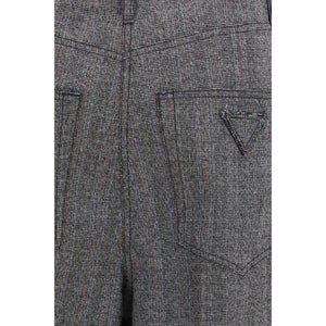 Prada Graue Hose aus Ovis Aries Wolle