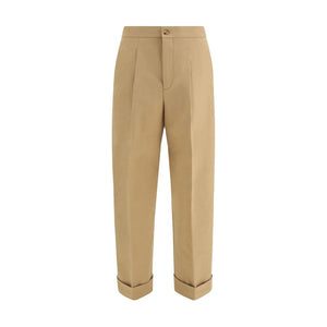 Umit Benan Beige Cotton Casual Pants