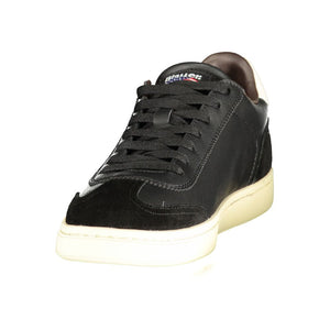 Blauer Schwarze Sneaker aus Polyester für sportliche Looks