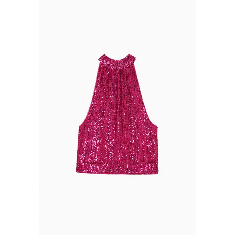 Patrizia Pepe Rote Polyester-Tanktops