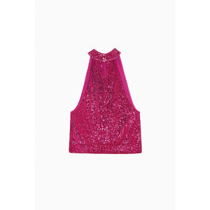 Patrizia Pepe Rote Polyester-Tanktops