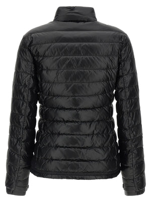 Black Polyamide Full-Length Jacket