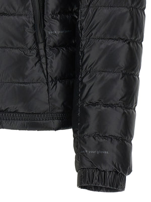 Black Polyamide Full-Length Jacket