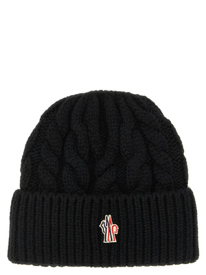 Black Virgin Wool Beanie
