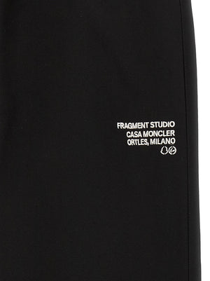 Black Cotton Casual Pants