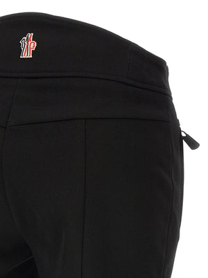 Black Polyamide Athletic Pants