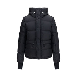 Black Polyamide Full-Length Jacket