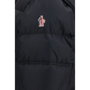 Black Polyamide Full-Length Jacket