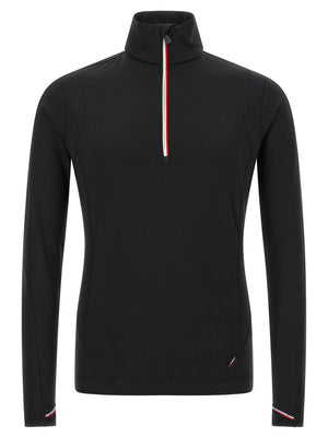 Black Polyamide Sweatshirt