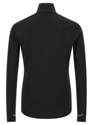 Black Polyamide Sweatshirt