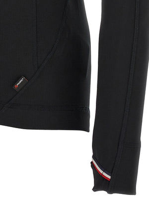 Black Polyamide Sweatshirt