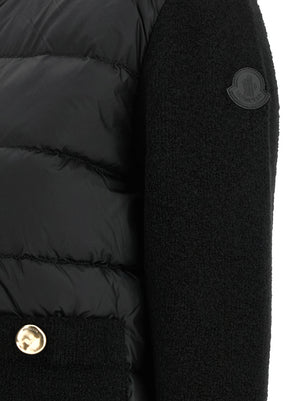 Black Polyamide Full-Length Jacket