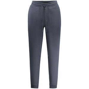 Blue Cotton Men's Trouser