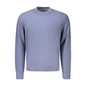 Blue Wool Men's Sweater