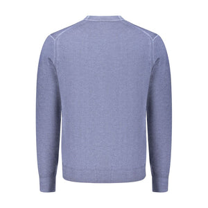 Blue Wool Men's Sweater