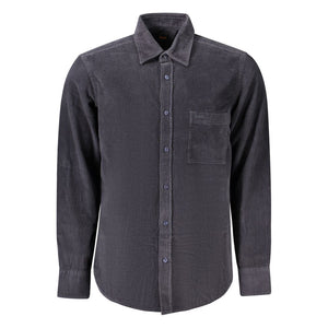 Blue Cotton Men's Shirt