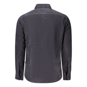 Blue Cotton Men's Shirt