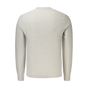 Gray Cotton Men's Pullover