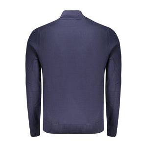 Blue Wool Men's Sweater