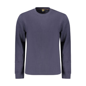 Blue Cotton Mens Shirt