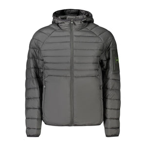 Black Polyester Men's Jacket